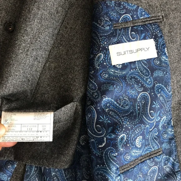 Suitsupply WoolJacketand double breasted waistcoat US/UK42R(EU52R)